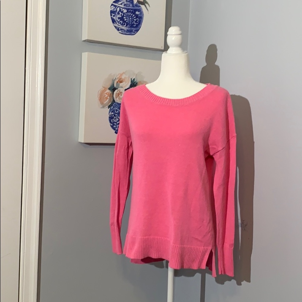 Pink GAP Dropped Sleeve Sweater sz M